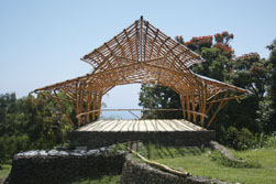 Bamboo Wave Pavilion froont view Hawaii